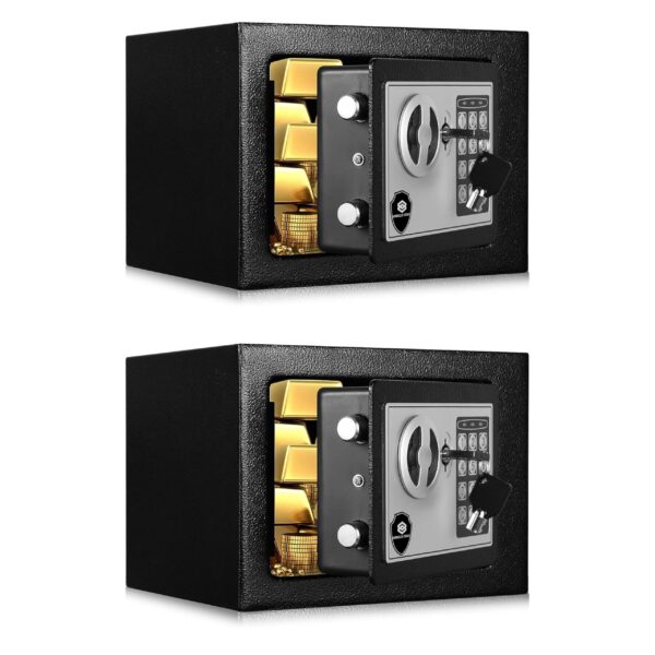 Miracle coast Digital safe with electonic keypad locker for Home (6.5 Liter) (PACK OF 2)