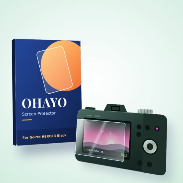 OHAYO LCD Screen Protector for GoPro HERO13 Black