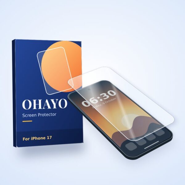 OHAYO Screen Protector for Apple iPhone 17
